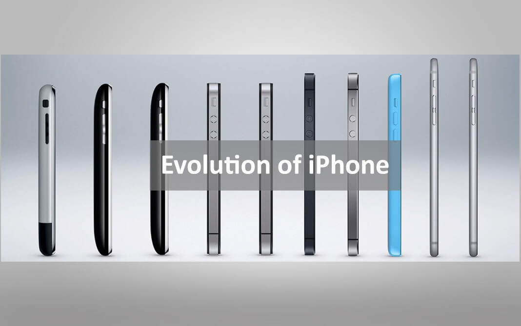 Evolution of iphone