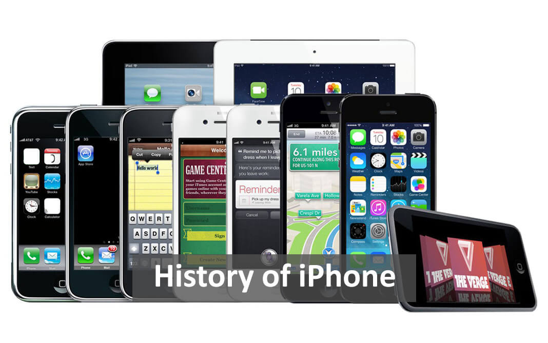 history of iphone