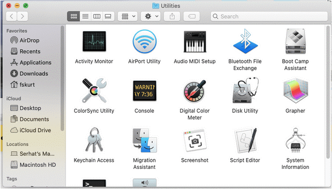 Keychain Access app